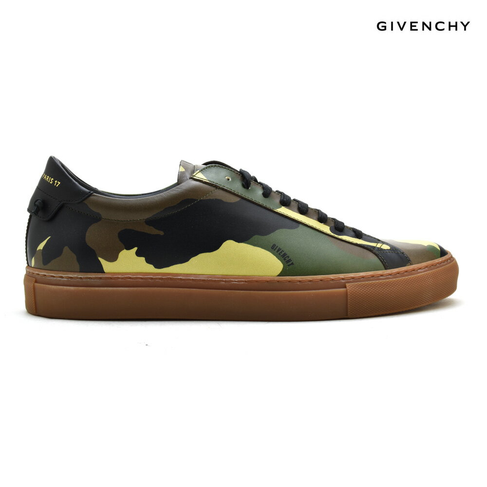 ジバンシー GIVENCHY BM0 8219 822/960 ローカット スニーカー カモフラ 迷彩 カモ柄 ガムソール メンズ【送料無料】