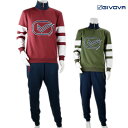 【大特価SALE】ジボバ GIVOVA F1004 スウェット トレーナー ハイネック ハーフジップ ...