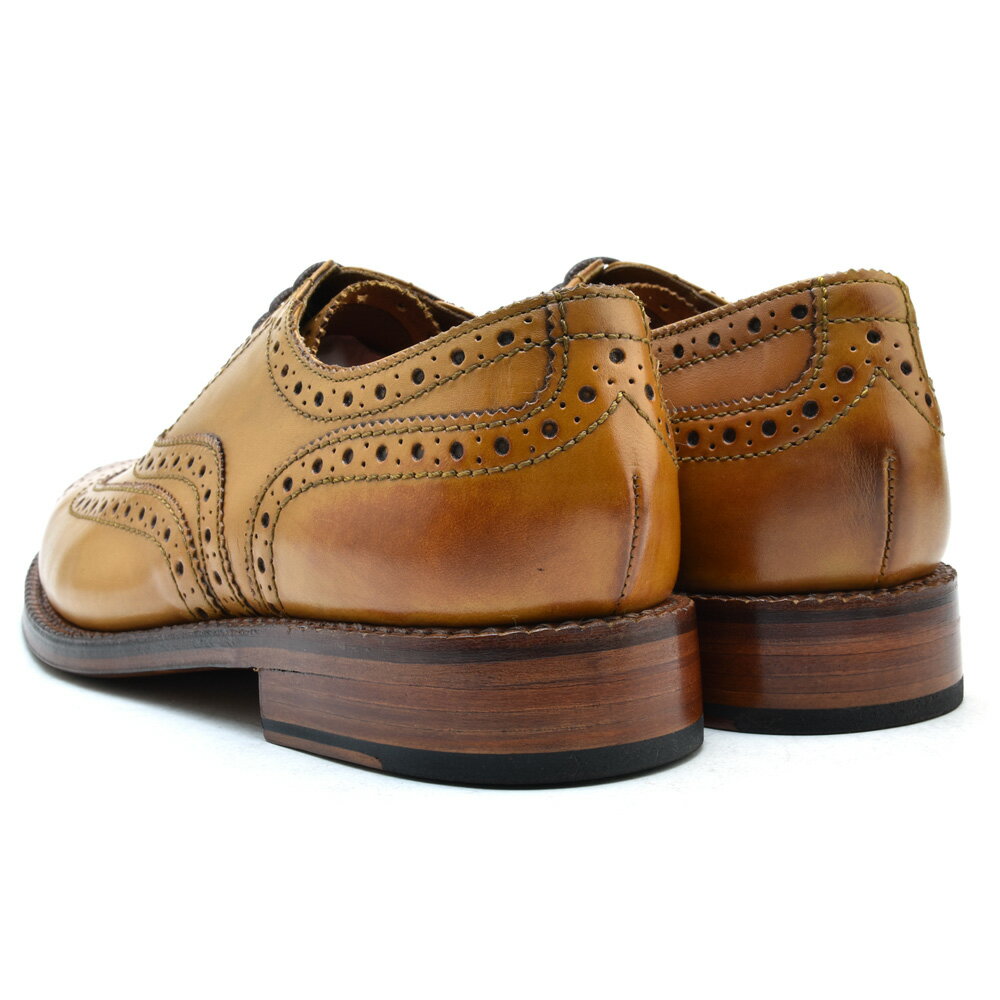 クラウドモーダのグレンソン スタンレー タン カーフ GRENSON STANLEY 110002 TAN CALF 英国製 革靴 メンズ 【送料無料】｜アングル3
