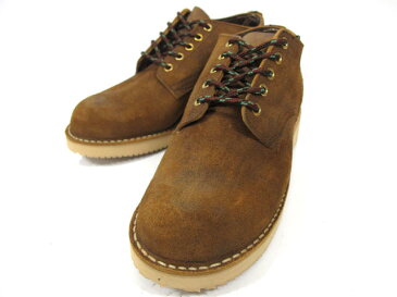 ハソーン HATHORN HATHORN BOOTS RAINIER OXFORD SHOES 504NWC DISTRESSED ROUGHOUT BROWN vibram sole レーニア オックスフォード ディストレスド ラフアウト レザー ワークブーツ 【送料無料】