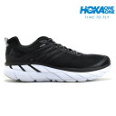 ホカ オネオネ HOKA ONE ONE 1102872 CLIFTON 6 BLACK クリフトン 6 スニーカー ローカット ランニングシューズ マラソンシューズ ブラック 黒 メンズ