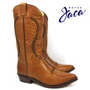 ハカ Botas Jaca 3103 orange atanadobiker no stripwestern boots cow boy ウエスタン ブーツカウボーイブーツ オレンジ本革 キャメル【送料無料】