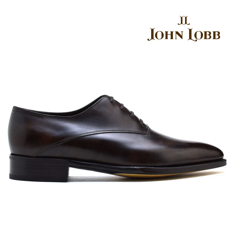 ジョンロブ ベケット ダークブラウン JOHN LOBB BECKETTS ホールカット プレステージソール ホールカット オックスフォード シューズ ドレスシューズ メンズ イギリス製 