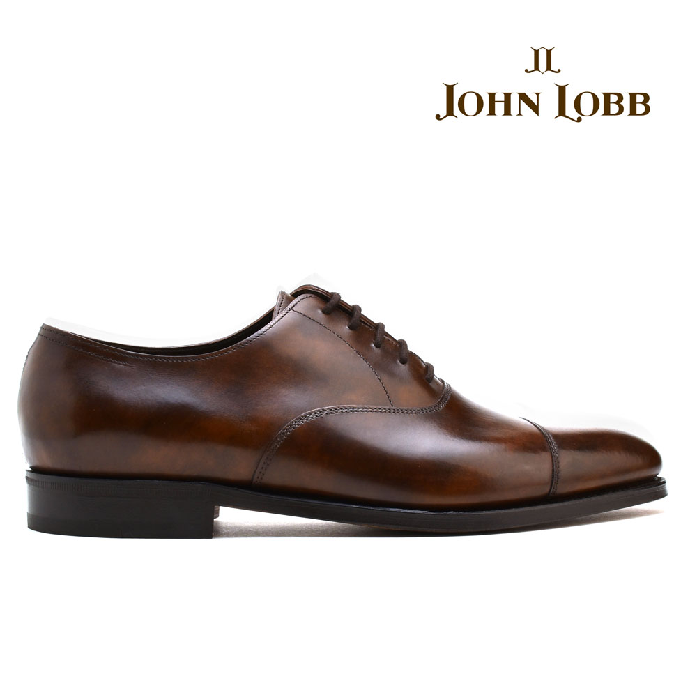 ジョン・ロブ ビジネスシューズ メンズ 【交換送料無料】ジョンロブ シティ2 ブラウン JOHN LOBB CITY2 ドレスシューズ パリジャンブラウン キャップトゥ オックスフォード シューズ メンズ イギリス製 【送料無料】