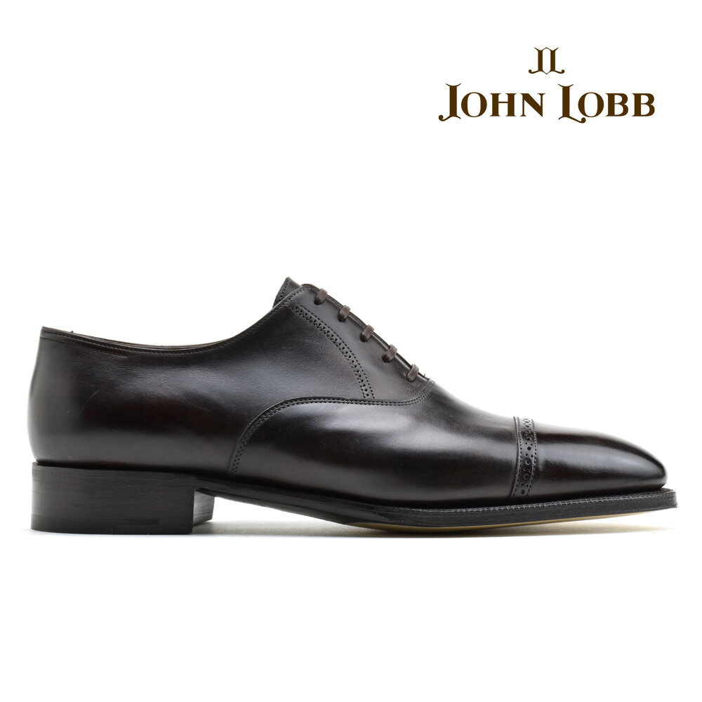 【交換送料無料】ジョンロブ JOHN LOBB PHILIP DARK BROWN MUSEUMCALF フィリップ2 レザー オックスフォードシューズ ドレスシューズ ビジネスシューズ ダークブラウン メンズ【送料無料】