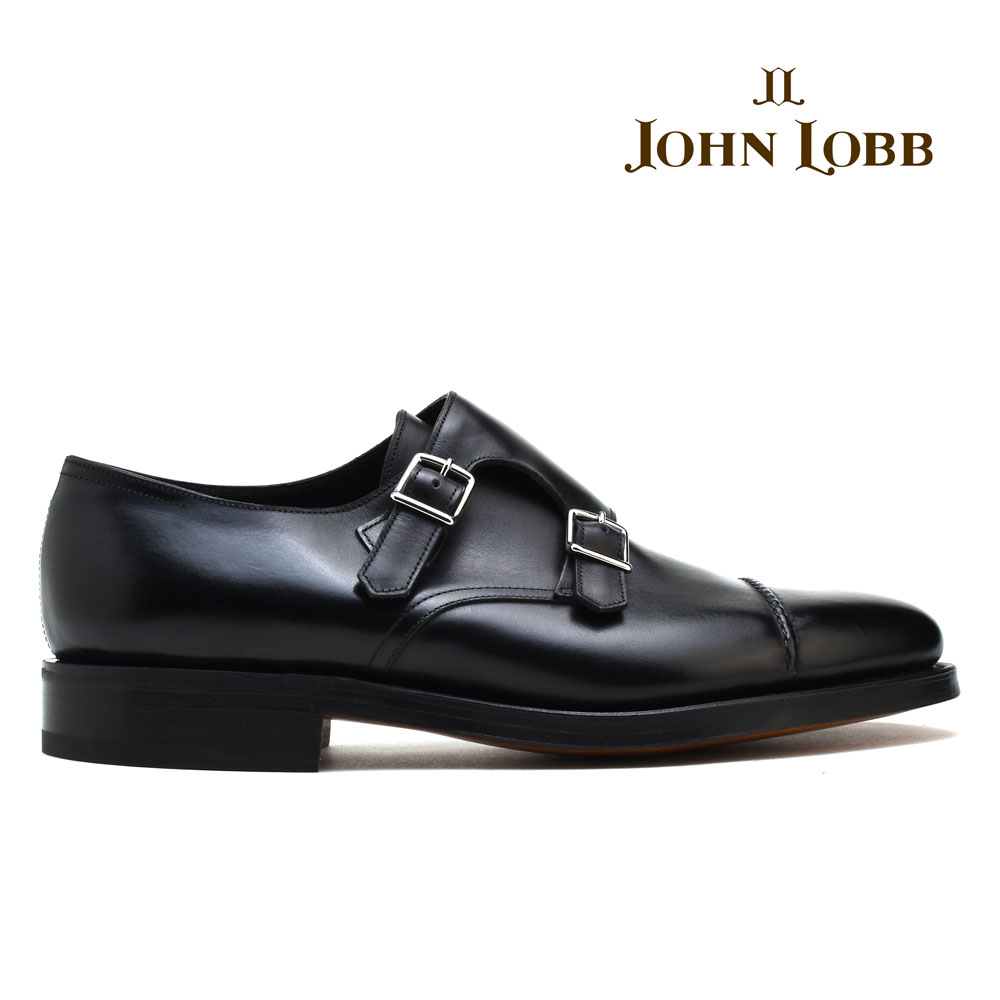 【交換送料無料】ジョンロブ ウィリアム2 ブラック ダブルモンク JOHN LOBB WILLIAM2 ダブルレザー ドレスシューズ メンズ イギリス製 【送料無料】