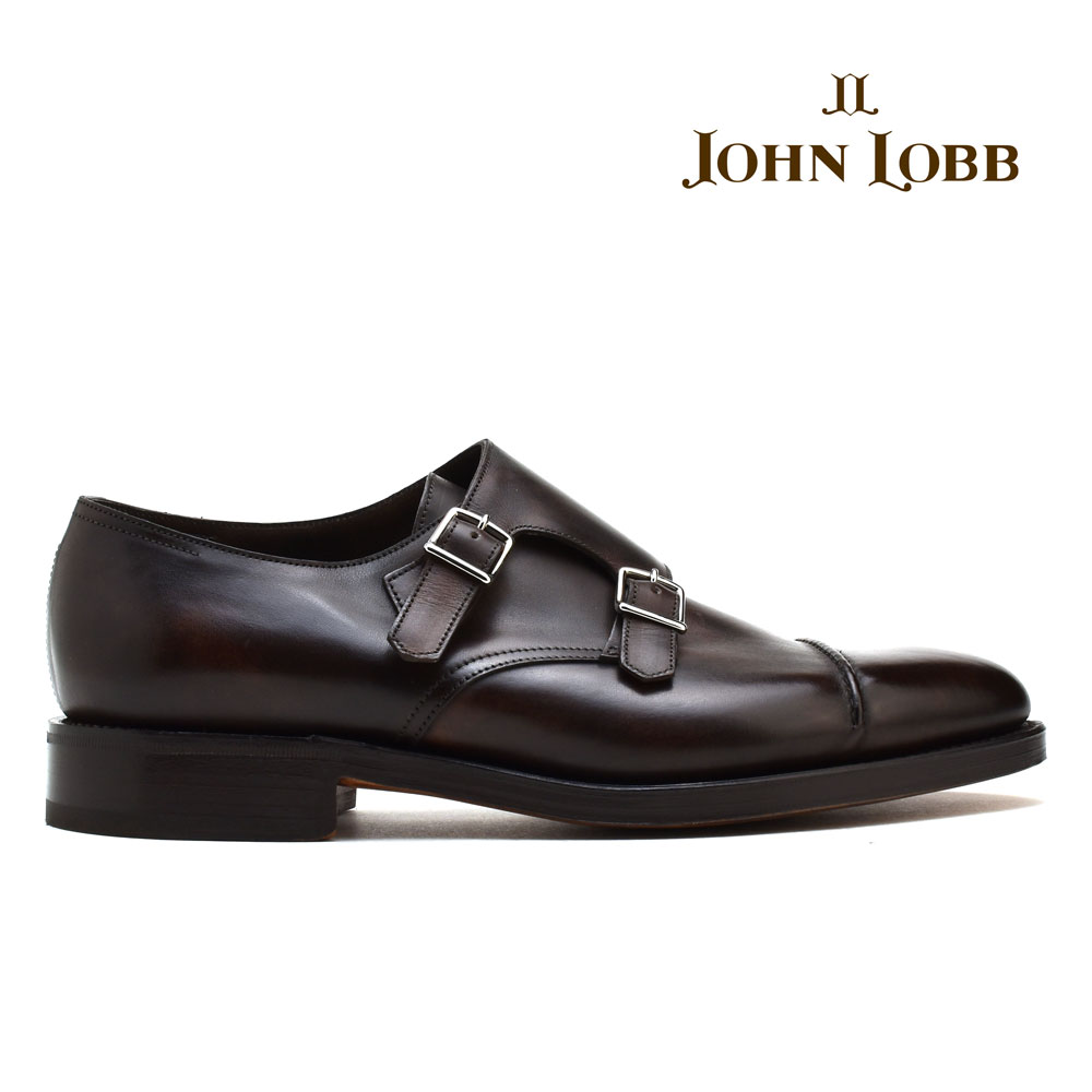 ジョンロブ ウィリアム2 ダークブラウン ダブルモンク JOHN LOBB WILLIAM2 ドレスシューズ メンズ イギリス製 