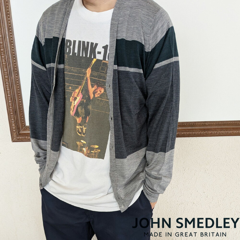 JOHN SMEDLEY ジョンスメドレー Adit ADIT メンズ カーディガン ジョンスメドレー メンズ/カーデ/アウター/ニット【送料無料】