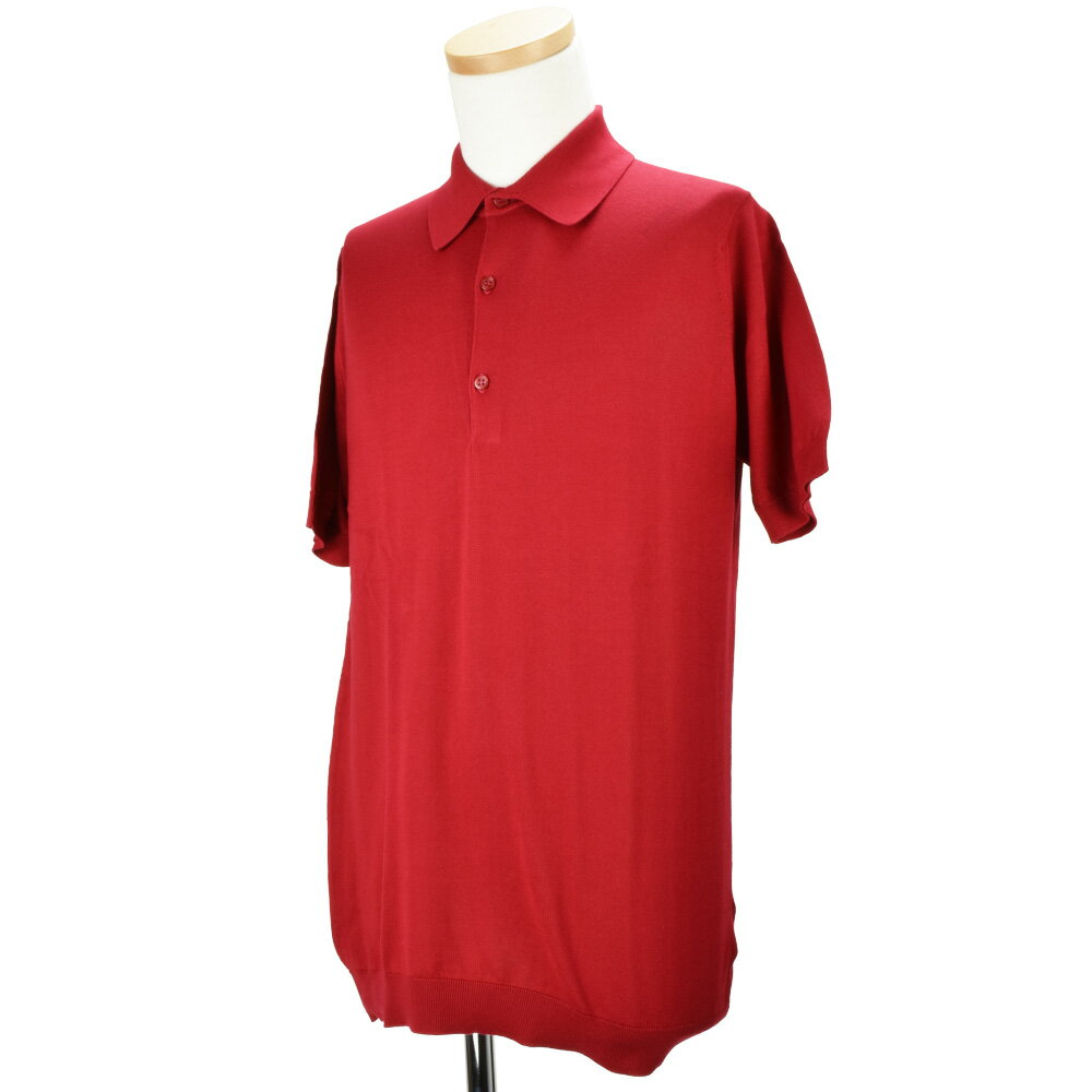 【楽天スーパーSALE】ジョンスメドレー JOHN SMEDLEY ADRIAN DANDY RED ポロシャツ トップス 半袖 レッド 赤 メンズ【送料無料】[fat-2]