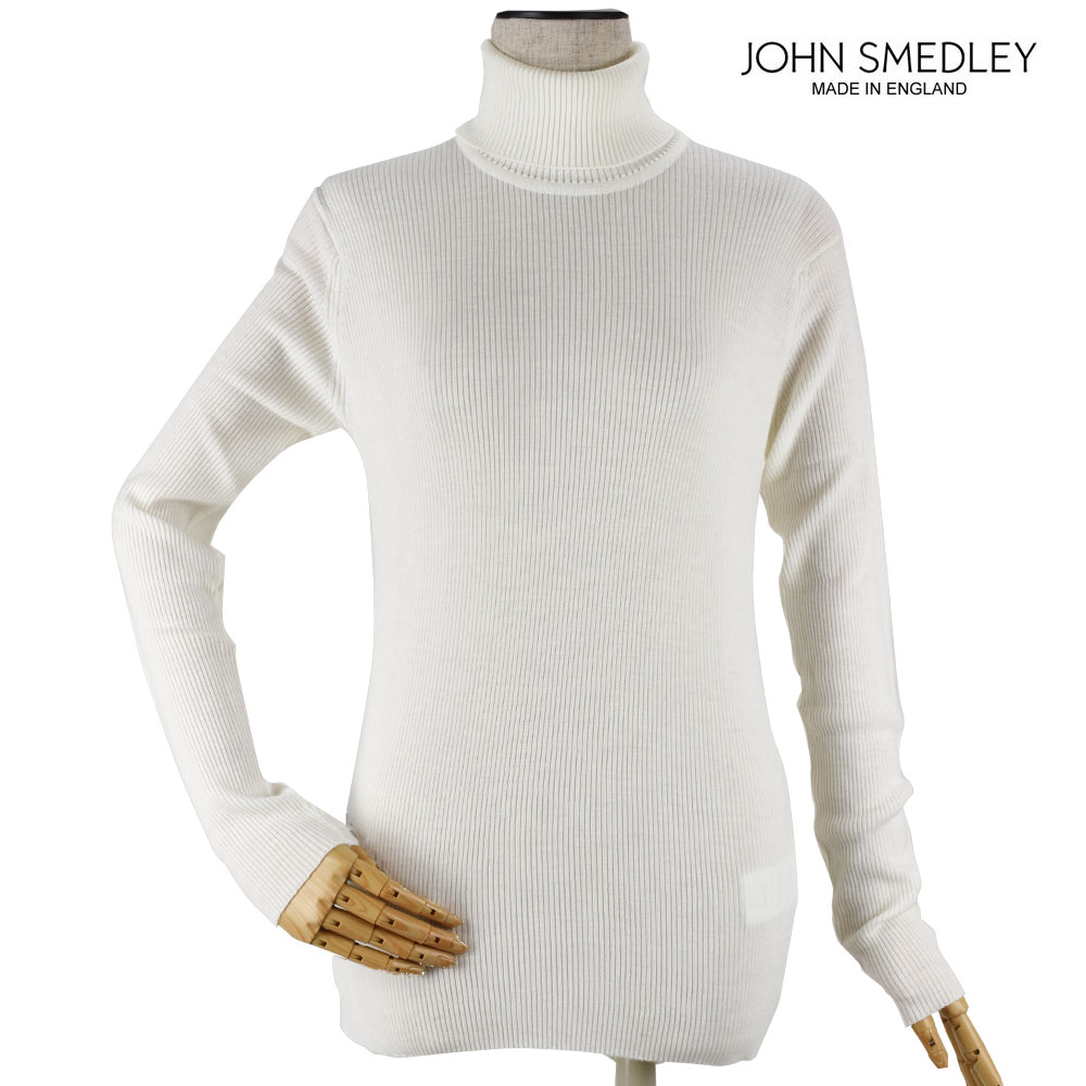 ジョンスメドレー トップス レディース ジョンスメドレー JOHN SMEDLEY massey-snowwhite MASSEY マッセイ ハイネック ニット セーター レディース スノーホワイト【送料無料】