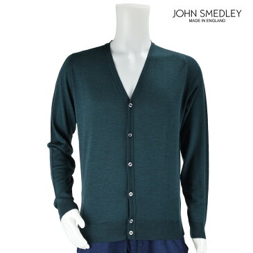 ジョンスメドレー JOHN SMEDLEY カーディガン 9032 GREEN メンズ
