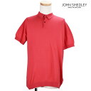 ジョンスメドレー ポロシャツ メンズ ジョンスメドレー JOHN SMEDLEY RHODES RUCHE RED ポロシャツ トップス 半袖 レッド 赤 メンズ【送料無料】