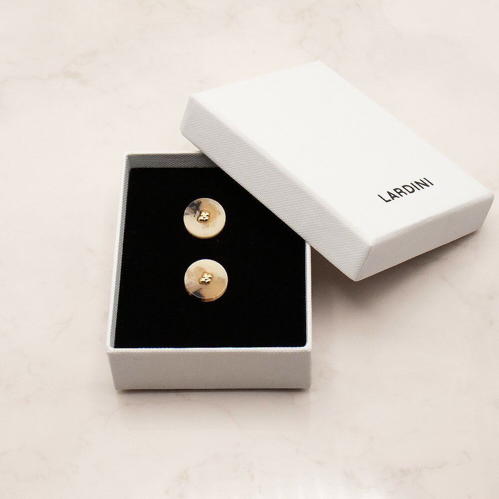 ラルディーニ LARDINI カフスボタン メンズ カフリンクス カフス フォーマル ビジネス アクセサリー 紳士服 CNBOX28 CNC330 400【送料無料】 2