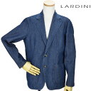 ラルディーニ LARDINI GAMA/EGC1049 800B JACKET シングル 2B ジャケット リネン混 テーラードジャケット インディゴ メンズ【送料無料】