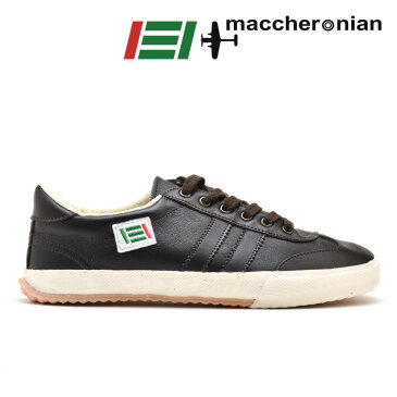 マカロニアン maccheronian 2039L DARK BROWN ダークブラウン レザー メンズ スニーカー