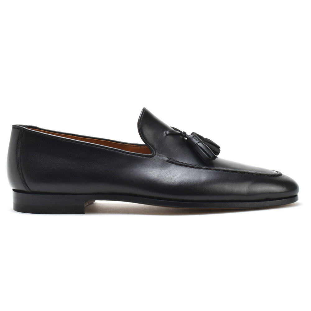 マグナーニ ドレスシューズ メンズ タッセルローファー Uチップ 紳士靴 革靴 ブラック 黒 NEGRO MAGNANNI【送料無料】