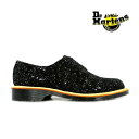 ドクターマーチン Dr.MARTENS1461W 3EYE BOOTS 15457001BLACK SEQUEL GLITTER 貴重な原産国イングランド!! 【送料無料】
