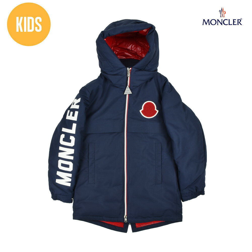 楽天クラウドモーダモンクレール MONCLER 42360.05 54A6F/741 JACKET AIRON NAVY アイロン ダウンジャケット ダウンコート フード付き ネイビー キッズ サイズ8・10【送料無料】