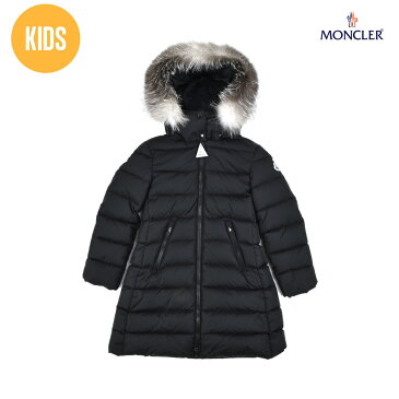 【楽天スーパーSALE】モンクレール MONCLER 49921.25 68352/999 JACKET ABELLE BLACK ダウンコート ダウンジャケット ファー付きフード ブラック 黒 キッズ サイズ6【送料無料】