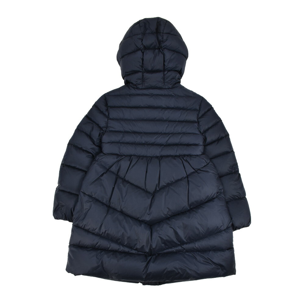 【楽天スーパーSALE】モンクレール MONCLER 49947.05 53048/778 PERCHES NAVY ダウンコート ダウンジャケット Aライン フード付き ネイビー キッズ サイズ8・10【送料無料】