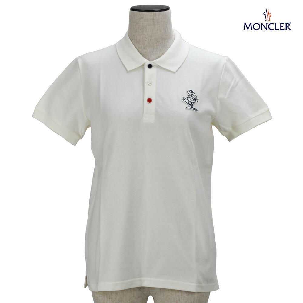 󥯥졼 ݥ ȥåץ Ⱦµ ݥ åڥ ۥ磻  ǥ MONCLER 83094.05 84509/034 MAGLIA POLO MAN POLOSHIRT WHITE̵