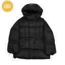 モンクレール ダウンジャケット キッズ ジュニア 子供用 パデッドジャケット ブルゾン フード付き ブラック 黒 MONCLER KATRIN【送料無料】