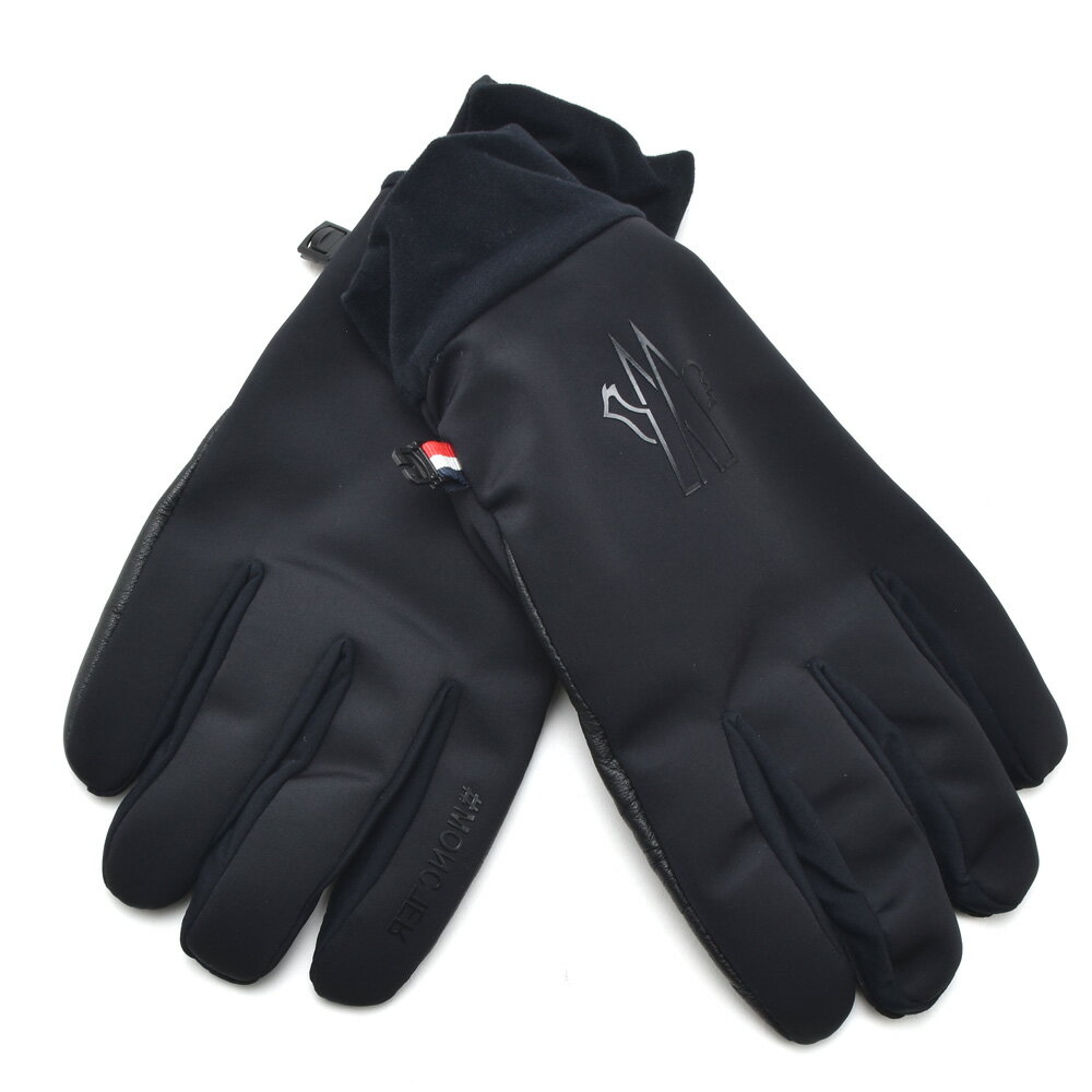 モンクレール 手袋 メンズ モンクレール 手袋 メンズ ナイロングローブ スキー グルノーブル ブラック 黒 GLOVES MONCLER【送料無料】