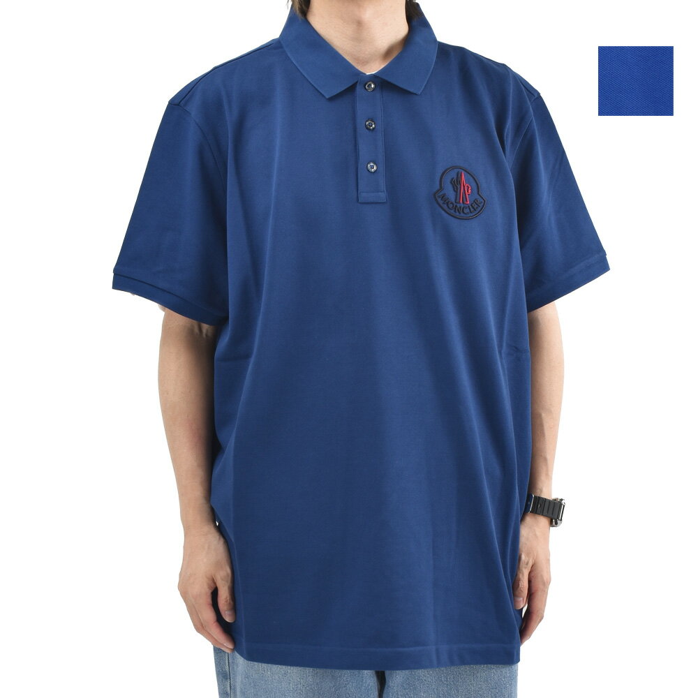 󥯥졼 MONCLER ݥ  Ⱦµ åڥ λ ͥӡ ֥롼 MAGLIA POLO MANICA C̵