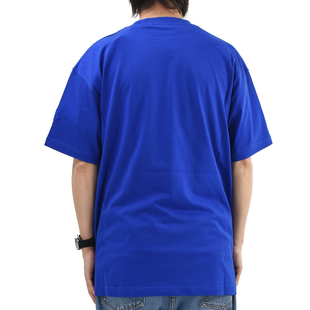 【お買い物マラソンSALE】モンクレール ジーニアス MONCLER GENIUS Tシャツ メンズ カットソー 半袖 クルーネック グラフィックT ブルー 8C00004 829HP【送料無料】 cloudmoda-10016039 クラウドモーダ サンプル画像3