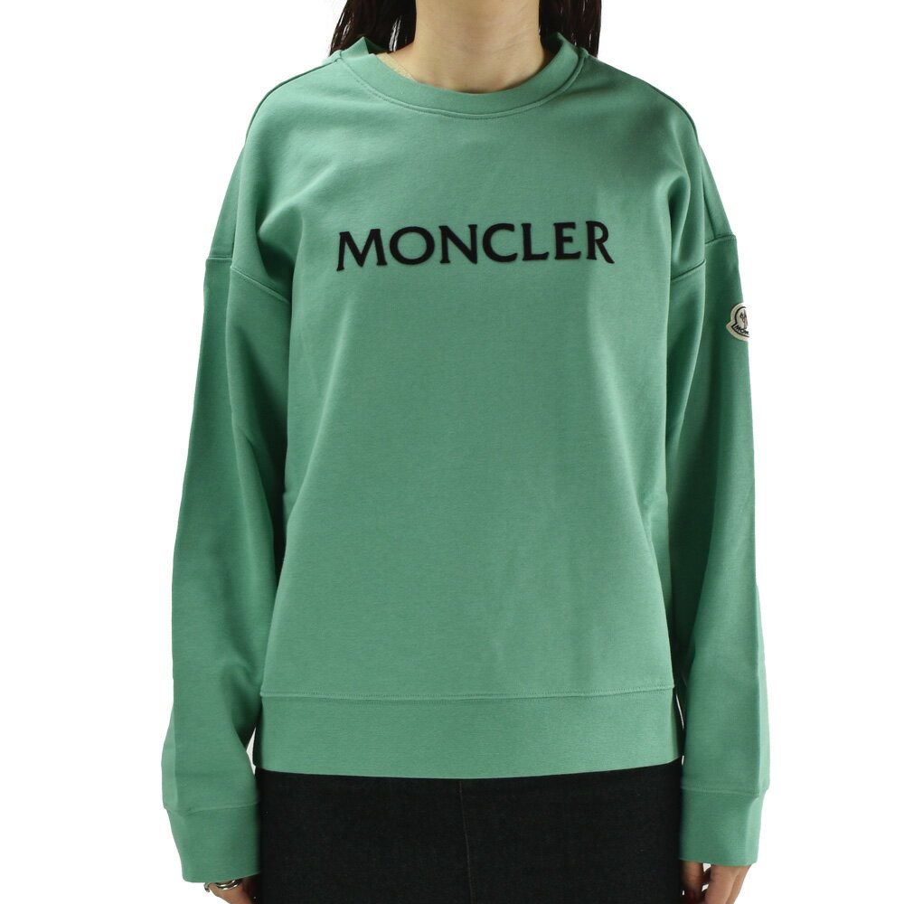 モンクレール トレーナー レディース スウェット ミントグリーン SWEATSHIRT MONCLER 【送料無料】