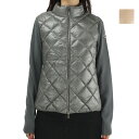 モンクレール カーディガン レディース ダウンジャケット パデッドウール グレー ピンク CARDIGAN TRICOT MONCLER【送料無料】