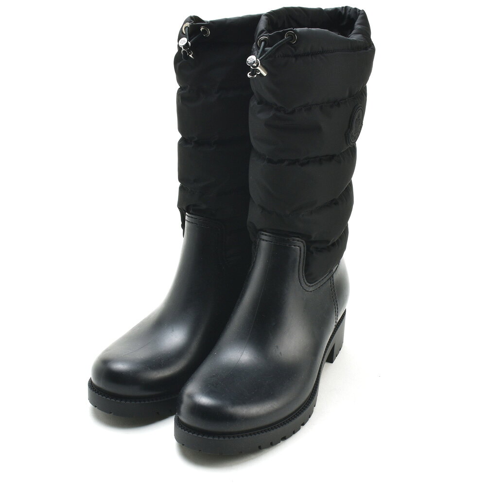 【お買い物マラソンSALE】モンクレール ジネット ブーツ レディース レインブーツ キルティング ブラック GINETTE MONCLER 【送料無料】 cloudmoda-10016125 クラウドモーダ サンプル画像2