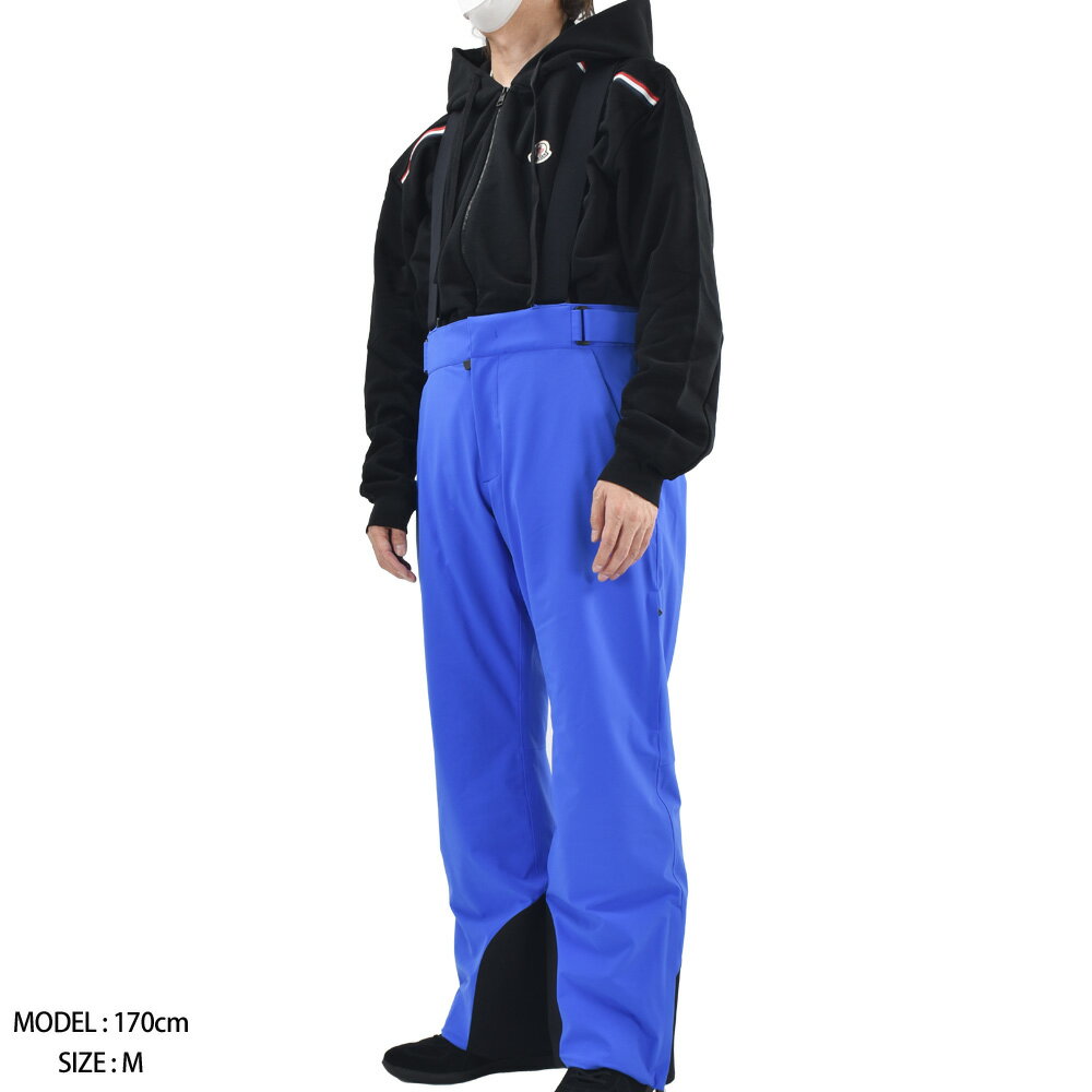モンクレール グルノーブル スキーパンツ メンズ サロペット オーバーオールストラップ ブルー 青 PANTALONE DA SCI MONCLER【送料無料】
