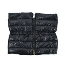 モンクレール MONCLER ネックウォーマー レディース スカーフ ダウン入りネックウォーマー ナイロン ブラック 黒【送料無料】