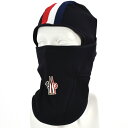 モンクレール グルノーブル カグ-ル メンズ スヌード トリコロール ブラック 黒 PASSAMONTAGNA MONCLER【送料無料】