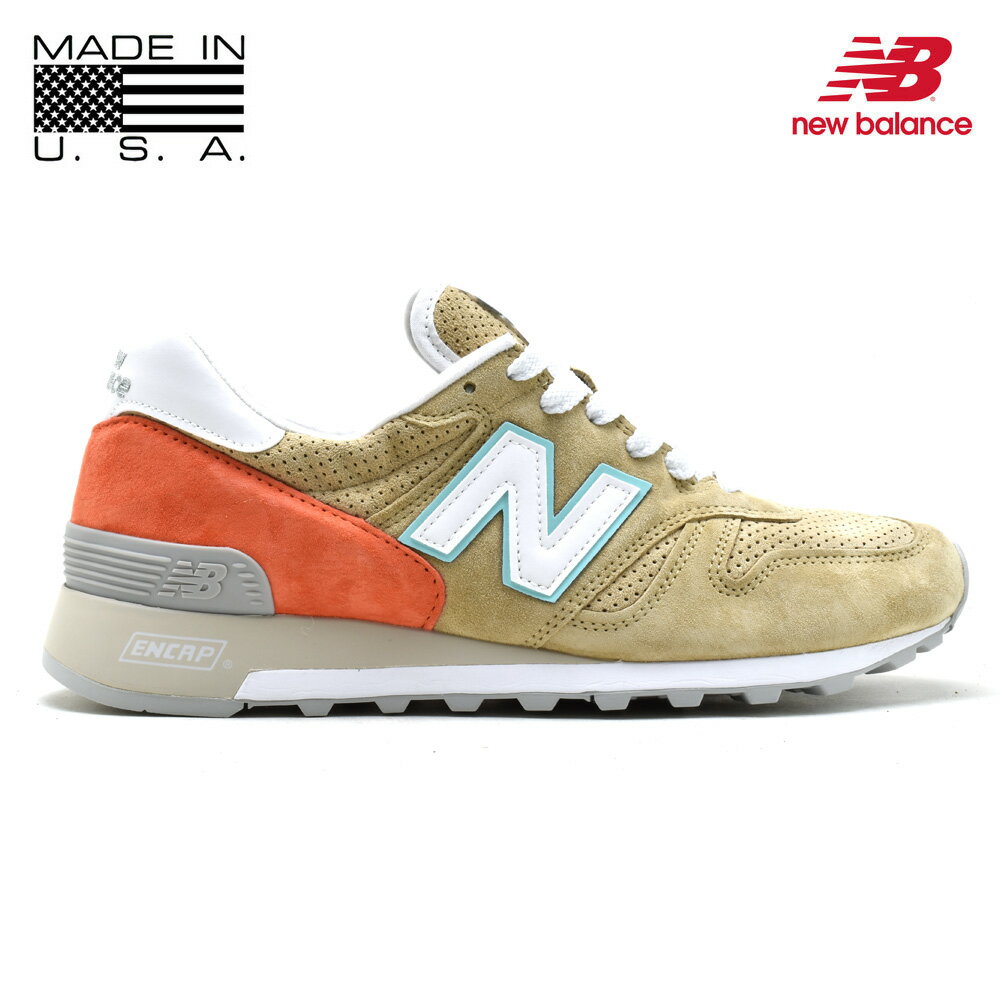 ニューバランス M1300AA スニーカー メンズ ランニングシューズ Dワイズ MADE IN USA タン オレンジ ホワイト New Balance TAN/ORANGE/WHITE【送料無料】