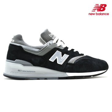 【SS期間最大5000円OFFクーポン配布 6/4 20：00〜6/11 11：59まで】ニューバランス New Balance M997BK BLACK スニーカー ローカット ランニングシューズ Dワイズ ブラック MADE IN USA メンズ【送料無料】