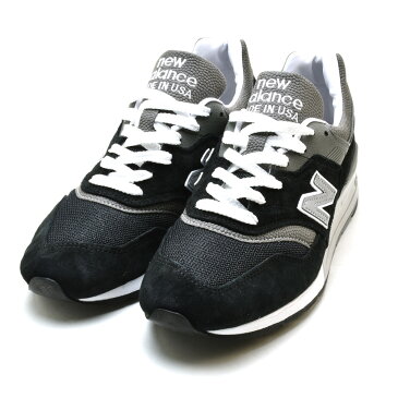 【SS期間最大5000円OFFクーポン配布 6/4 20：00〜6/11 11：59まで】ニューバランス New Balance M997BK BLACK スニーカー ローカット ランニングシューズ Dワイズ ブラック MADE IN USA メンズ【送料無料】