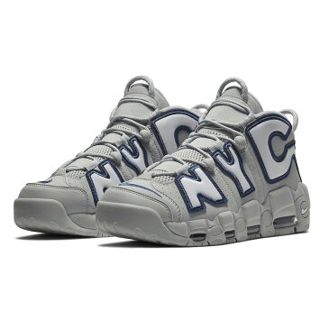 ナイキ NIKE AIR MORE UPTEMPO NEW YORK CITY PACK NYC AJ3137-001 アップテンポ モアテン ニューヨーク ヤンキース シティモデル スニーカー バッシュ グレー ネイビー ホワイト メンズ 【日本未発売】【送料無料】