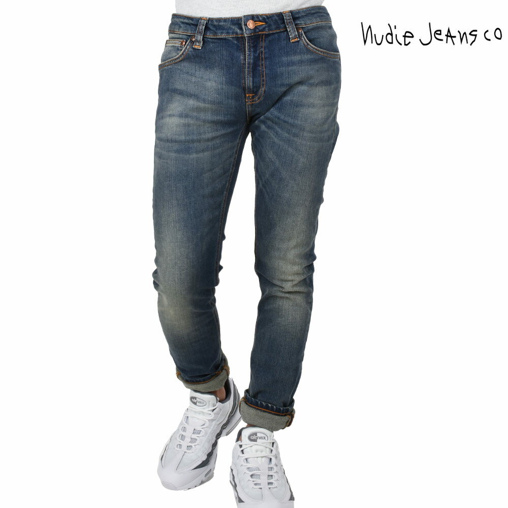 【9/5 0:00-23:59 エントリー＆楽天カード利用でポイント5倍】ヌーディージーンズ NUDIE JEANS 112667 SKINNY LIN デニムパンツ ジーンズ ジーパン スキニー ストレッチ ウォッシュド加工 ジップフライ インディゴ メンズ【送料無料】