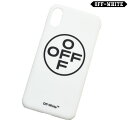 オフホワイト OFF-WHITE OMPA006S18294100/0110 CROSS OFF i-phone cover iPhone X対応 クロスオフ 携帯ケース 携帯カバー ホワイト 白 WHITE 【送料無料】