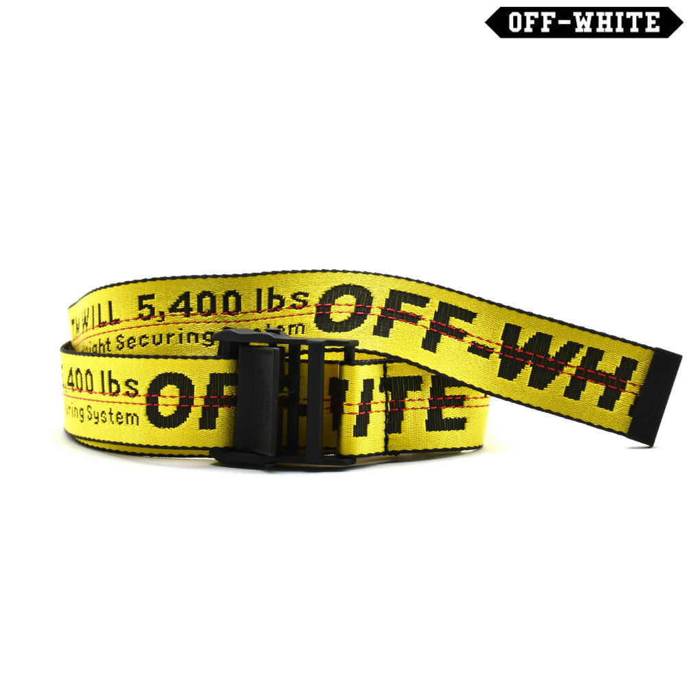 オフホワイト インダストリアル ベルト メンズ ベルト イエロー Off-White INDUSTRIAL BELT【送料無料】