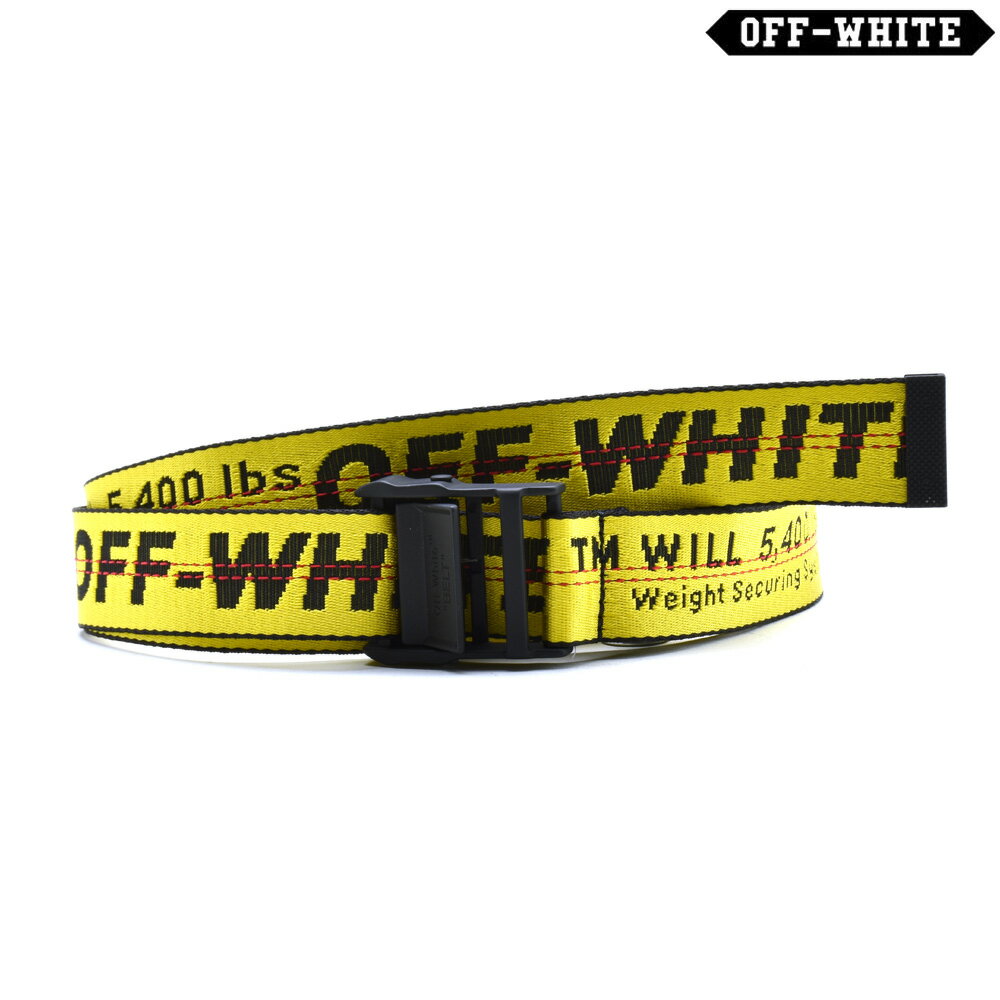 オフホワイト インダストリアル ベルト メンズ ベルト イエロー Off-White INDUSTRIAL BELT【送料無料】