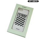 オフホワイト OFF-WHITE OMPA004F17294123/110 iPhone 7 CASE LOGO PRINT アイフォン7ケース ディアゴナルライン ロゴプリント 白 ホワイト【送料無料】