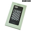 オフホワイト OFF-WHITE OMPA004F17294123/1001 iPhone 7 CASE LOGO PRINT アイフォン7ケース ディアゴナルライン ロゴプリント ブラック 黒 BLACK【送料無料】