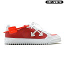 【ゴールデンウイークSALE】オフホワイト OFF-WHITE OMIA112R19B27001/2001 3.0 POLO SNEAKER RED スニーカー ローカット クロスアロー レッド 赤 メンズ【送料無料】