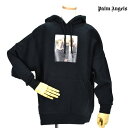 【SPECIAL SALE】パームエンジェルス PALM ANGELS PMBB036F184410261088 AMERICAN GOTHIC HOODY BLACK フーディ プルオーバー パーカー スウェット ドロップショルダー ブラック 黒 メンズ 【送料無料】