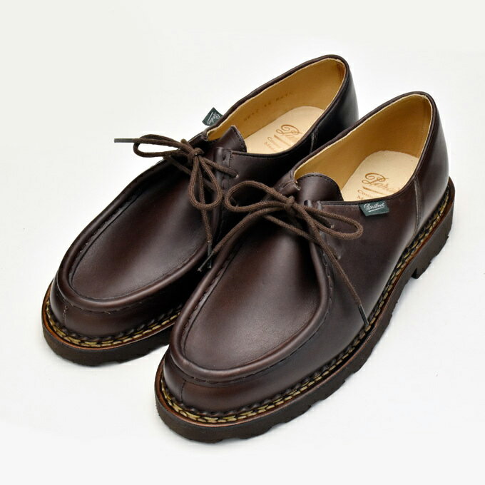 パラブーツ ミカエル カーフ ダークブラウン PARABOOT MICHAEL 715612 CAFE DARK BROWN チロリアンシューズ メンズ 靴 ブーツ 【送料無料】