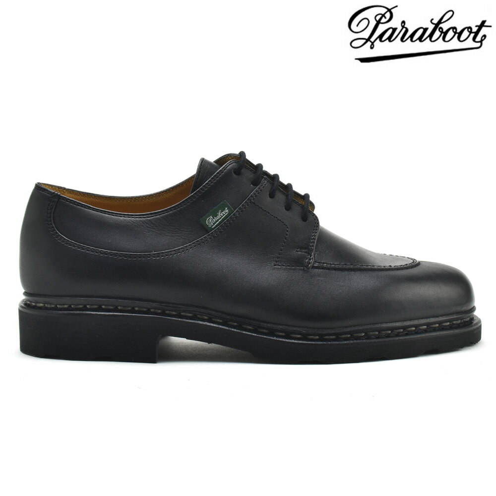 楽天クラウドモーダパラブーツ PARABOOT 705109 AVIGNON LIS NOIR BLACK アヴィニョン Uチップ 本革 ビジネス レザーシューズ ブラック 黒 メンズ【送料無料】