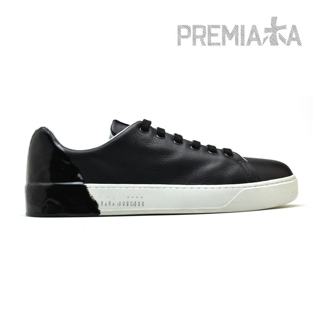 プレミアータ スニーカー メンズ プレミアータ PREMIATA ANNO 2015 POLO BLACK ポロ ローカット スニーカー ビブラムソール ブラック 黒 メンズ レディース 【送料無料】